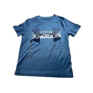 Under Armour Youth HeatGear Loose Fit T-Shirt Blue YXS